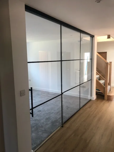 Bespoke Black Sliding Doors Cambridgeshire