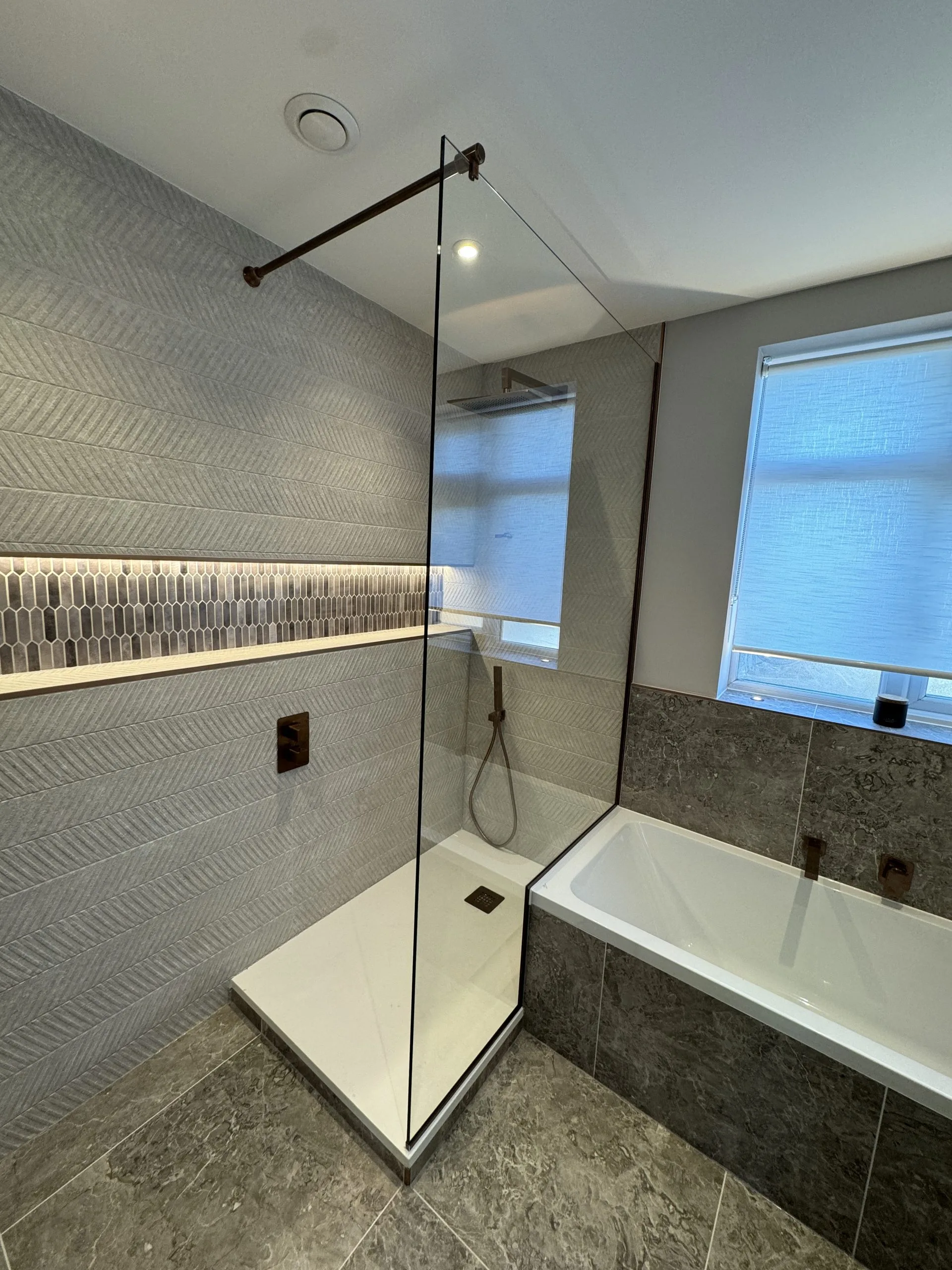 Brass Shower Screen Cambridgeshire