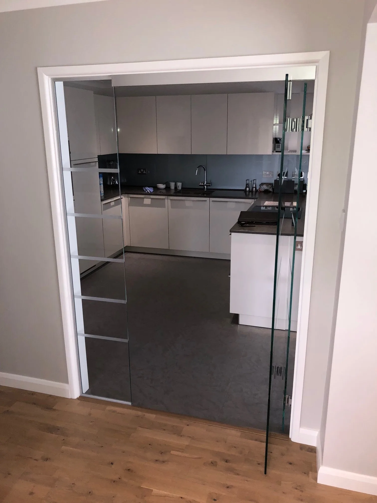 Kitchen Glass Door Huntingdon