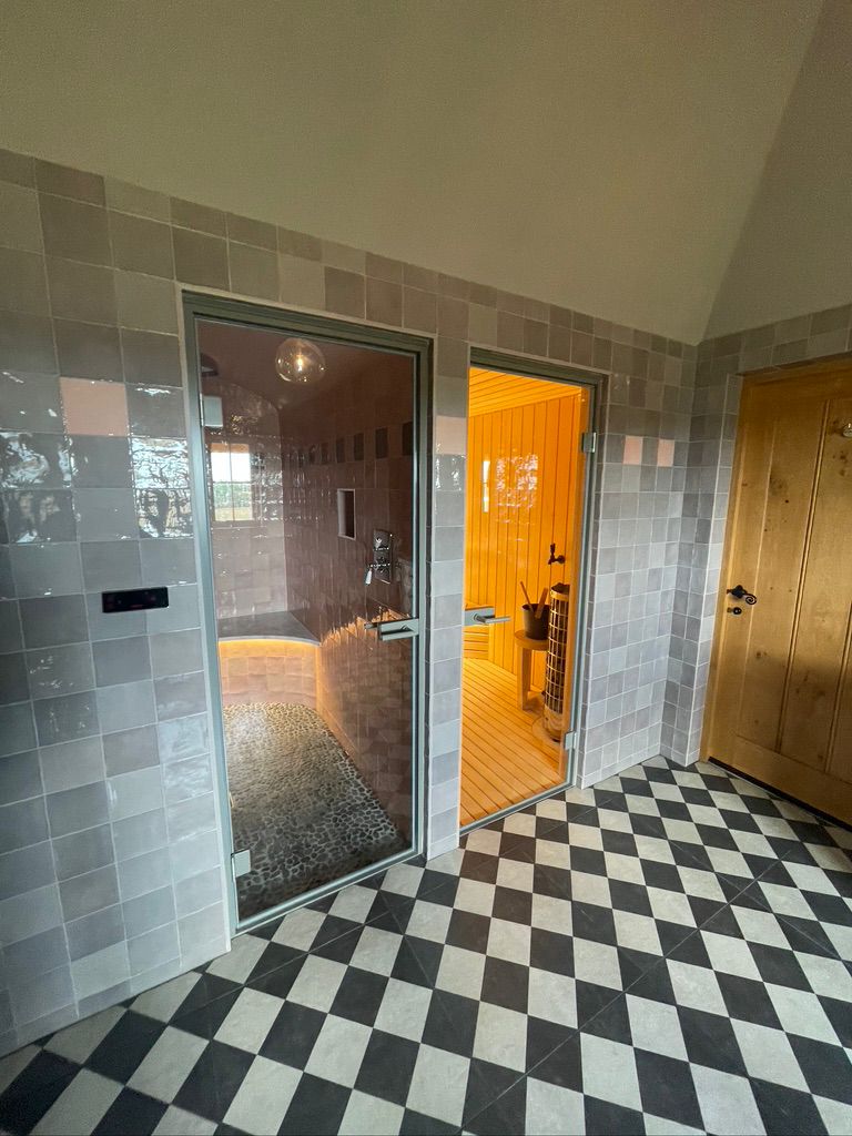 Sauna Glass Door Cambridgeshire
