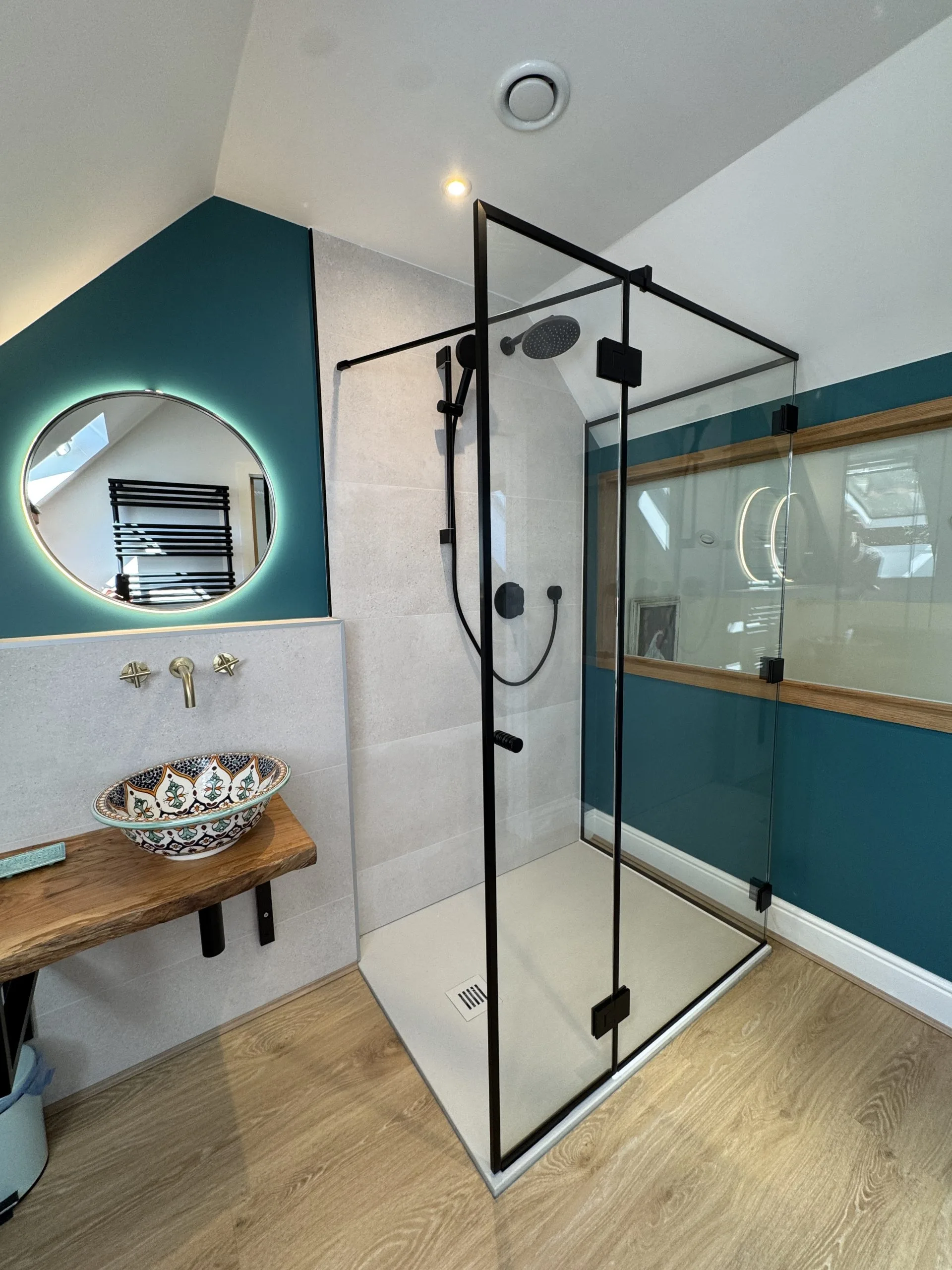Shower Screen Bespoke Framed Cambridge
