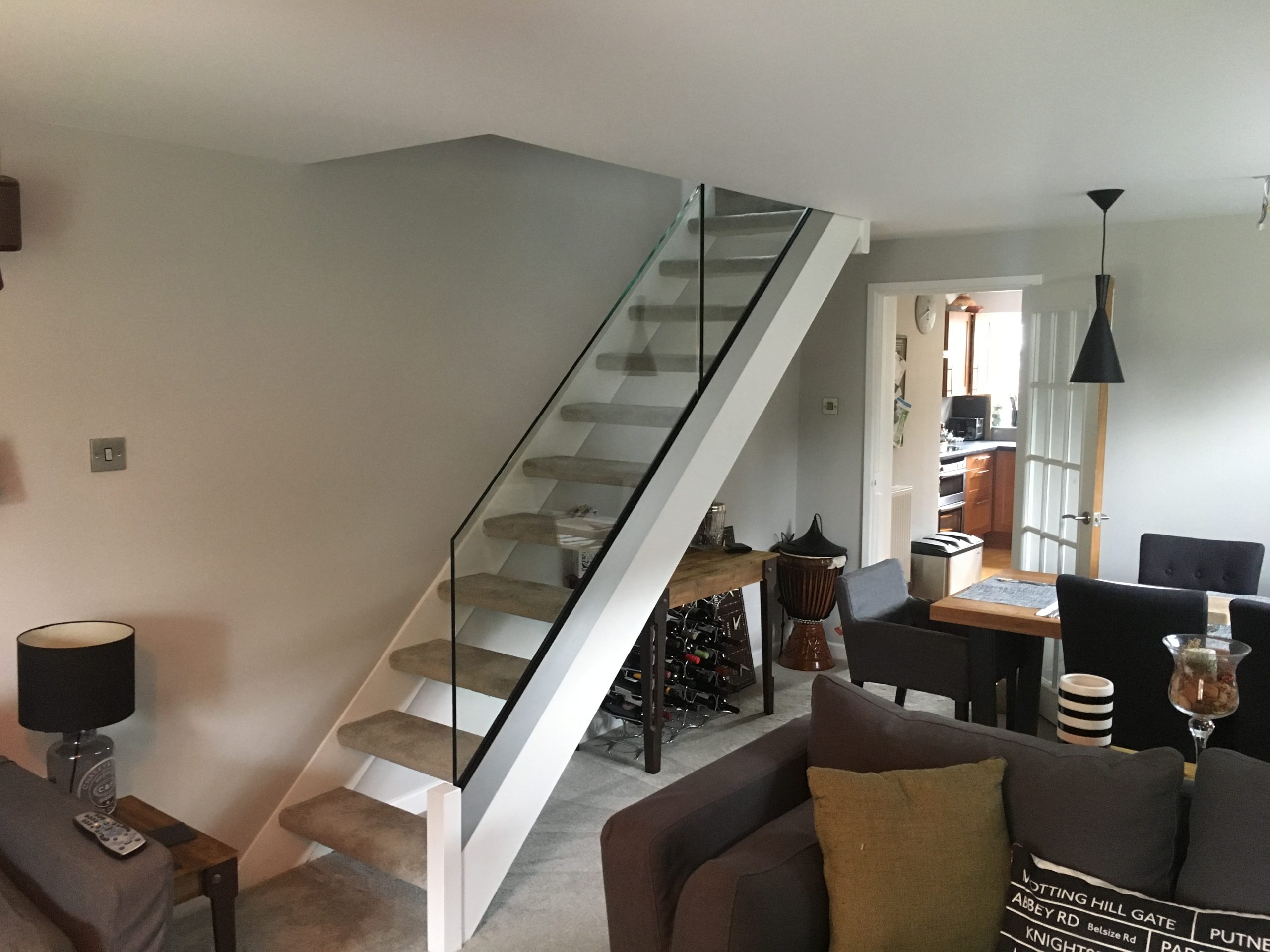 Stair Glass Installations Cambridge