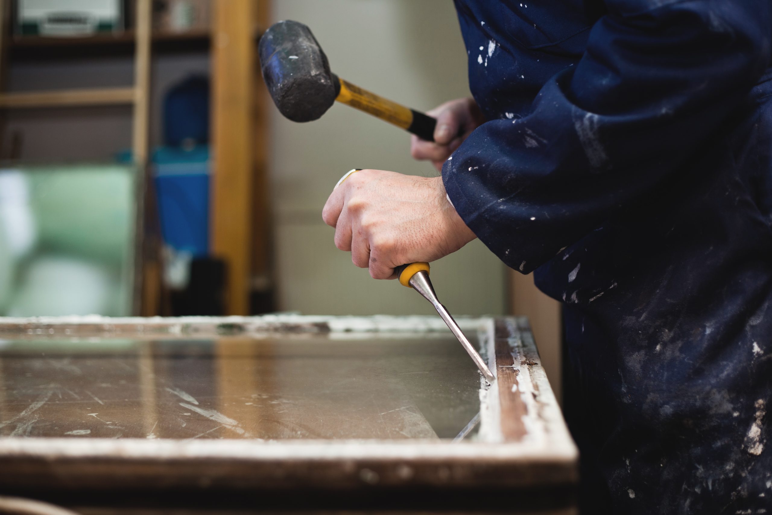 Restoration of old sash windows