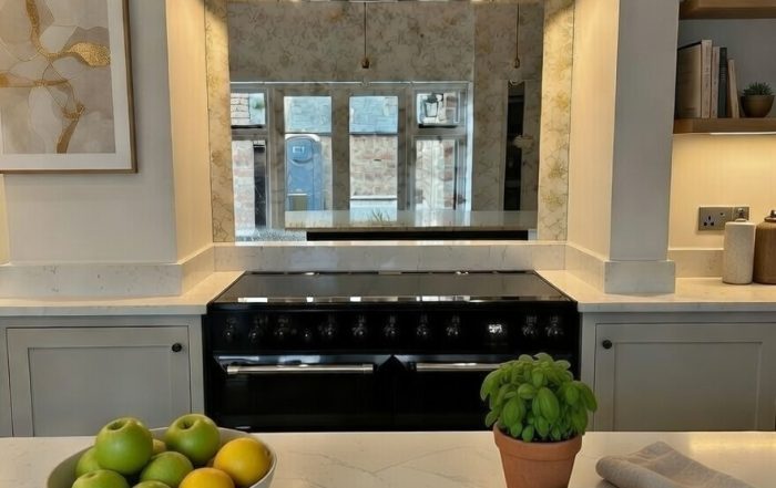 Antique Mirror Glass Splashback