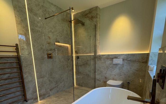 DIY install glass shower screen