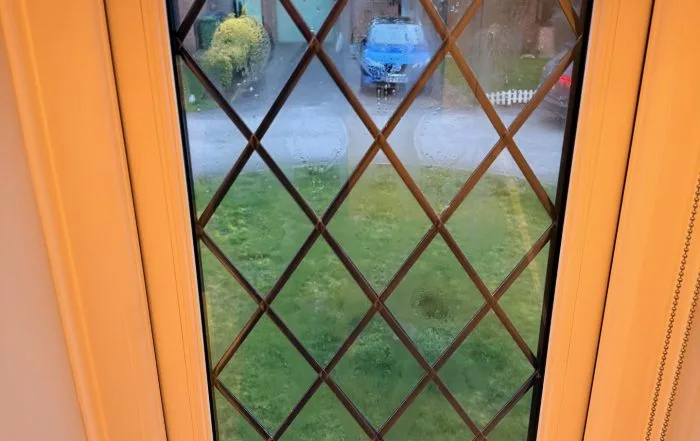 replace just the glass in double-glazed windows