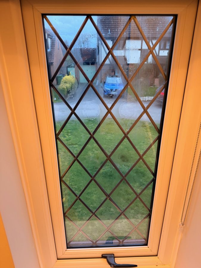 replace just the glass in double-glazed windows