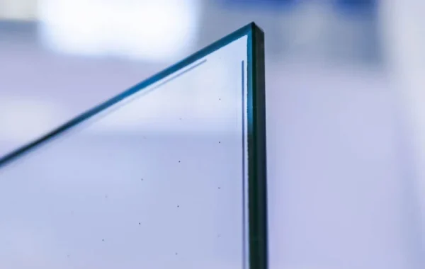 Close up of Fineo Vacuum Glazing Unit